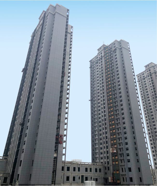 洛陽(yáng)建德華府（天然真石漆大型工程正在施工中） (2)